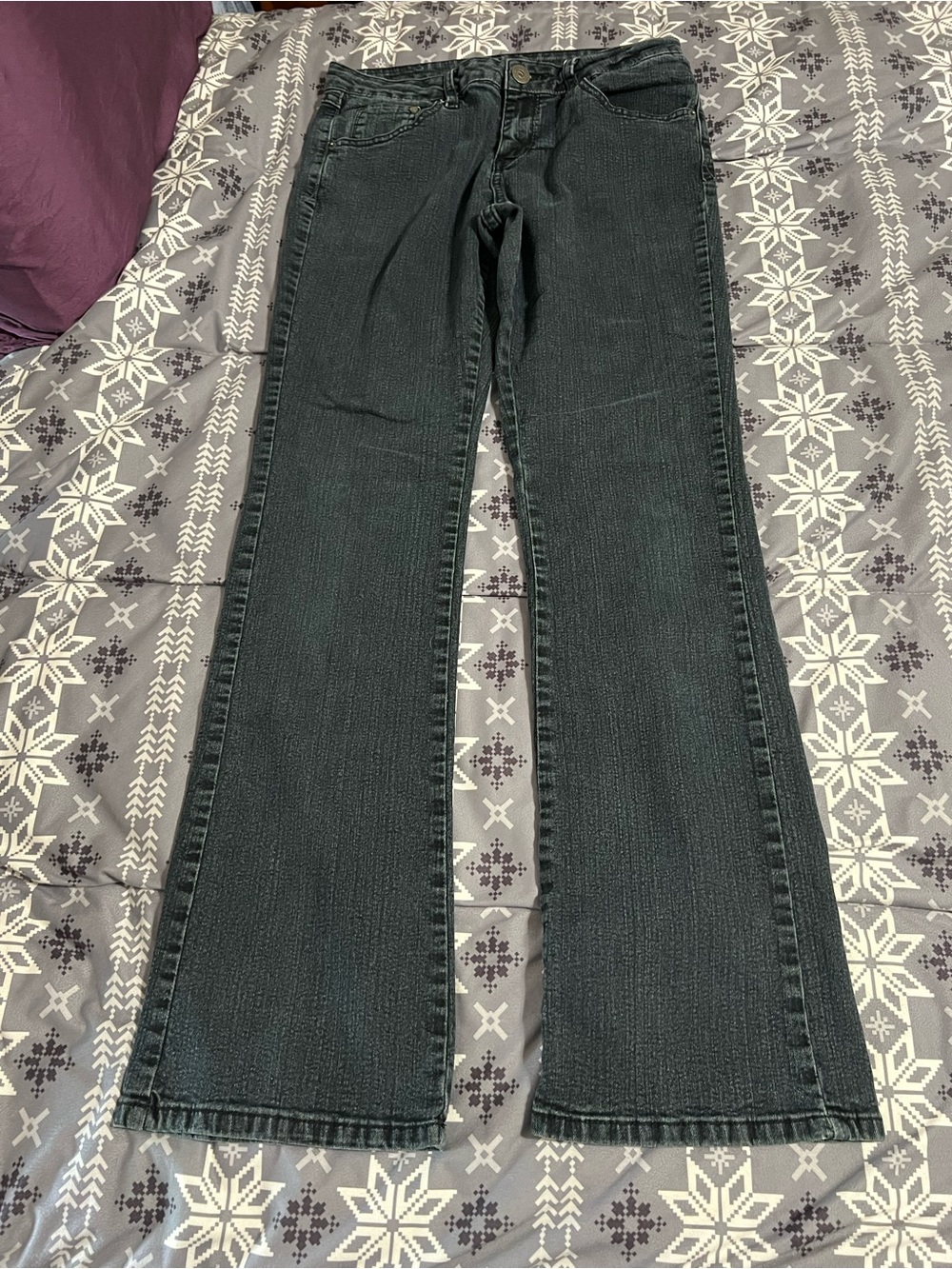 Women's Black Flare Jeans - Classic Wide Leg